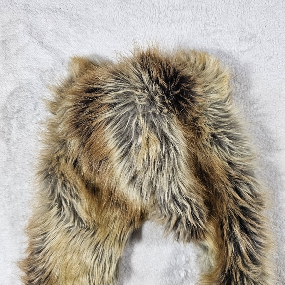 spirithoods lion faux fur collectable scarf hood rare los angeles made unisex - Picture 7 of 8